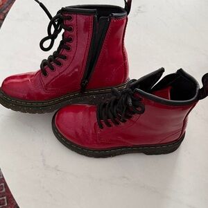 Dr. Martens Kids Red Boots